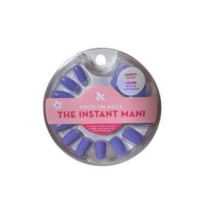 Olive & June Press-on Artificial Nails, Squoval Short, Bold Unshaken Purple 42ct